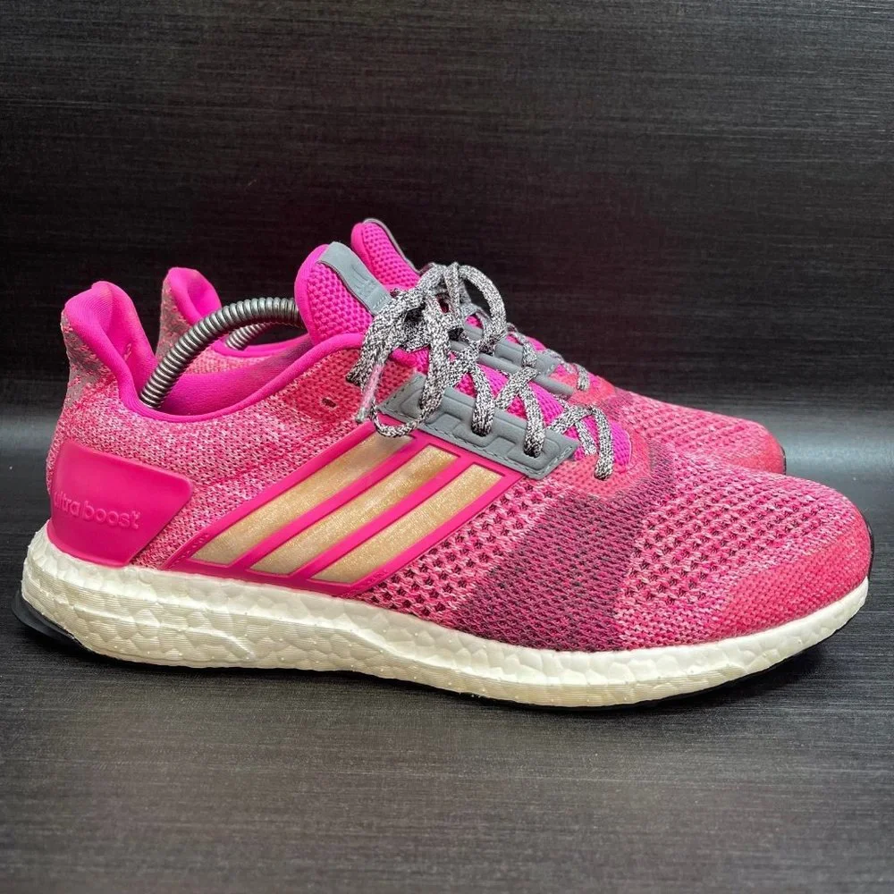 Adidas UltraBoost ST womens size 8.5 Pink running walking athletic shoes